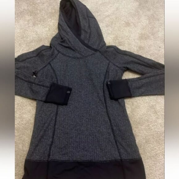 Lululemon Gray Hooded Sweatshirt - Picture 1 of 3